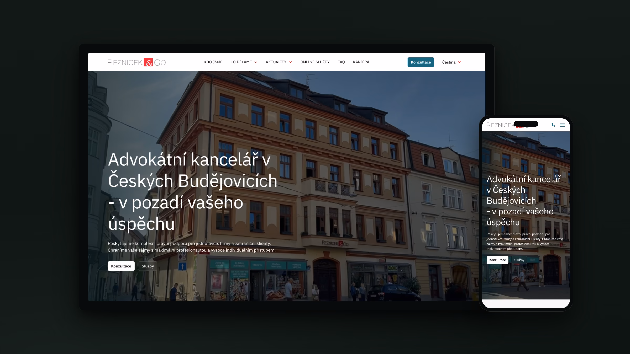Web napříč zařízeními — design a vývoj na míru