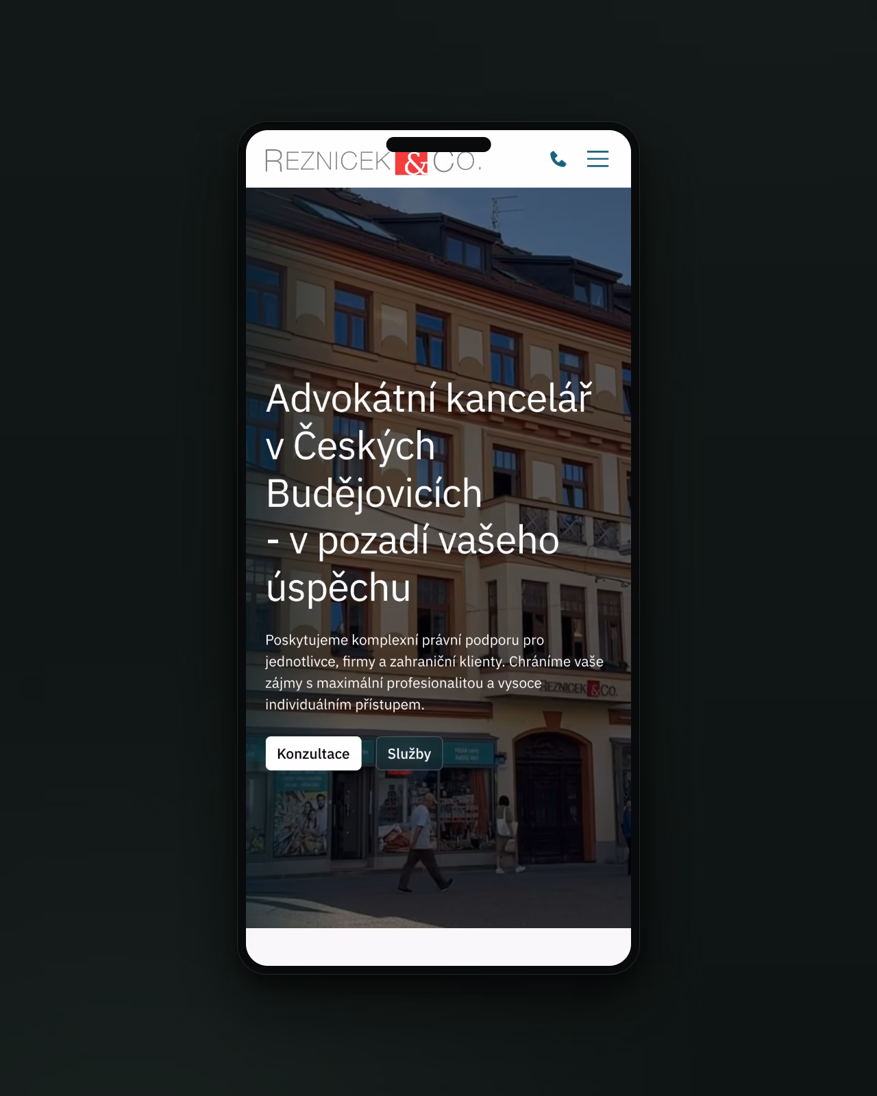 Advokátní kancelář v kapse klienta