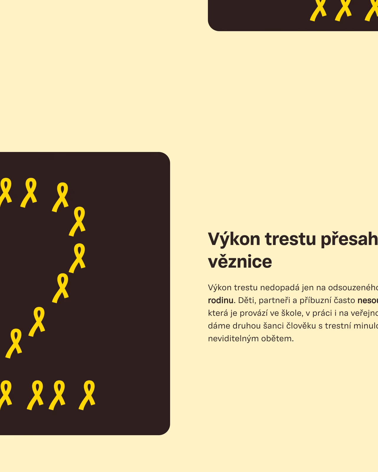 Výkon trestu přesahuje věznice — identita: Vaněk.Studio