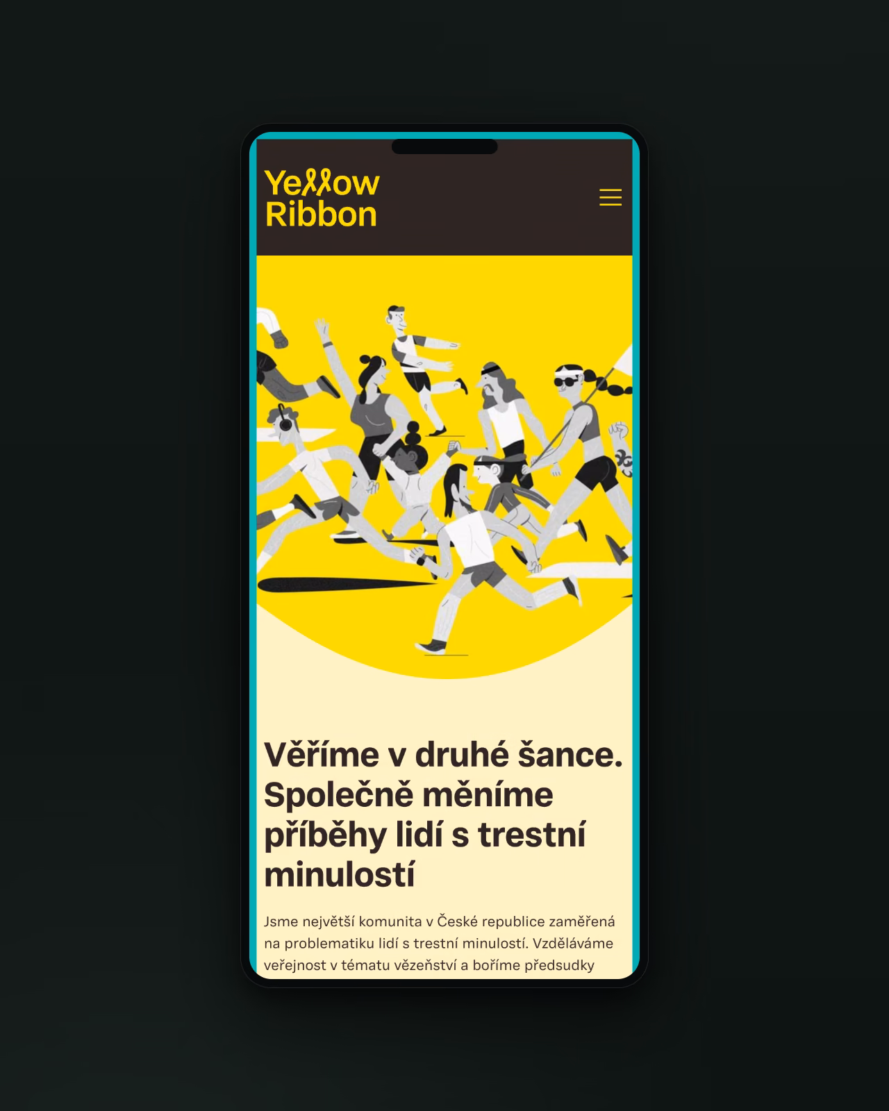 Yellow Ribbon na mobilu — development: SHAPE
